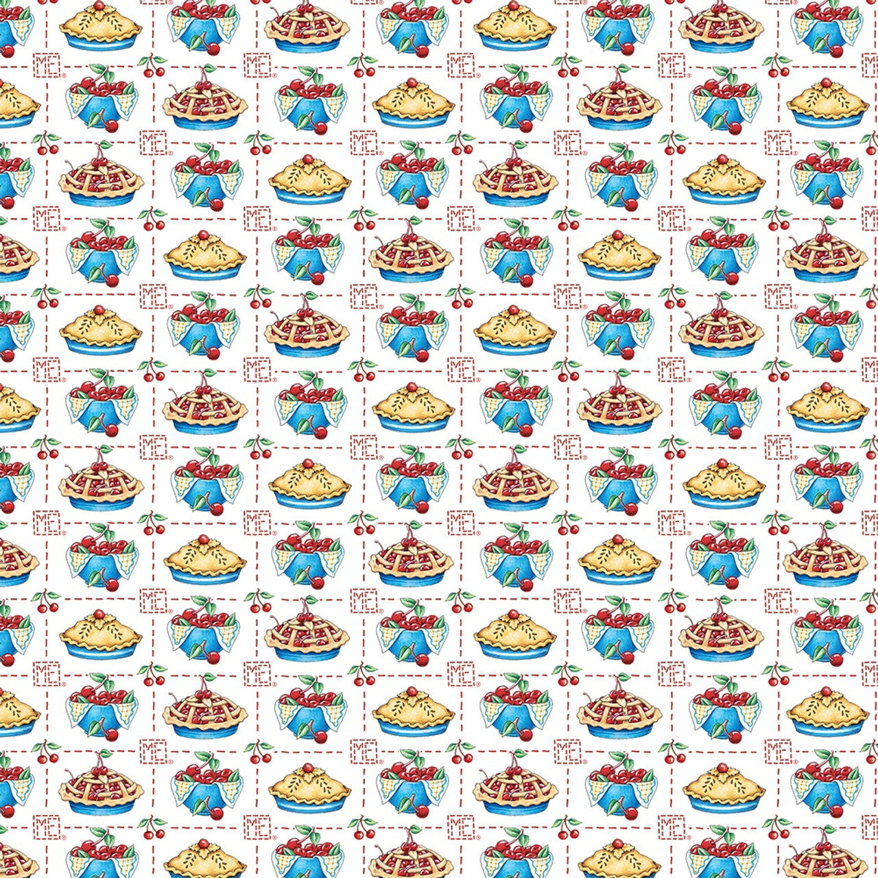 American as Cherry Pie Fabric