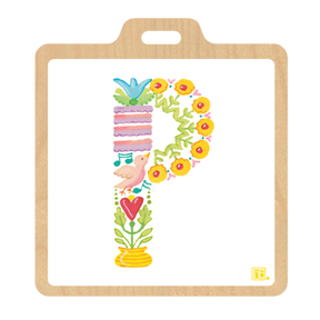 Alphabet Garden Luggage Tag Collection