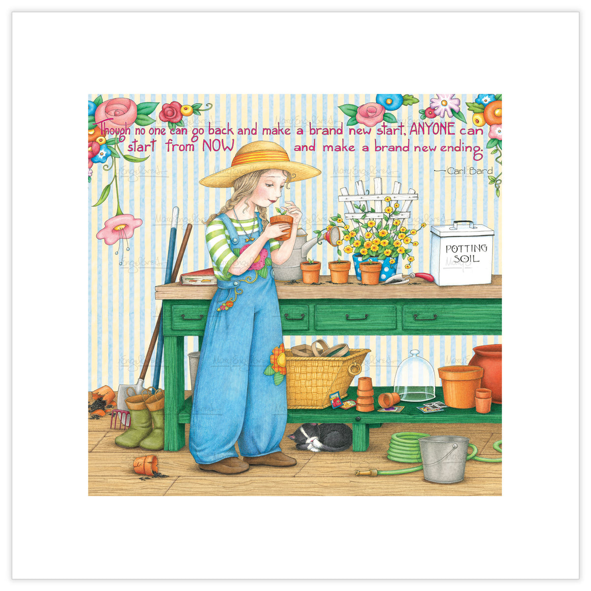 Potting Shed Fine Art Print