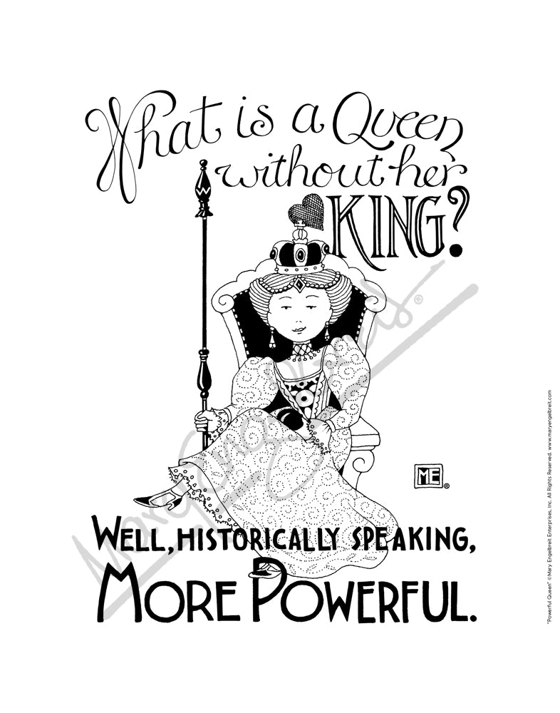 Powerful Queen Small Print