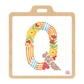 Alphabet Garden Luggage Tag Collection