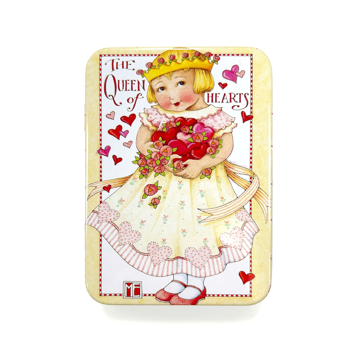 Queen of Hearts Sticker Tin