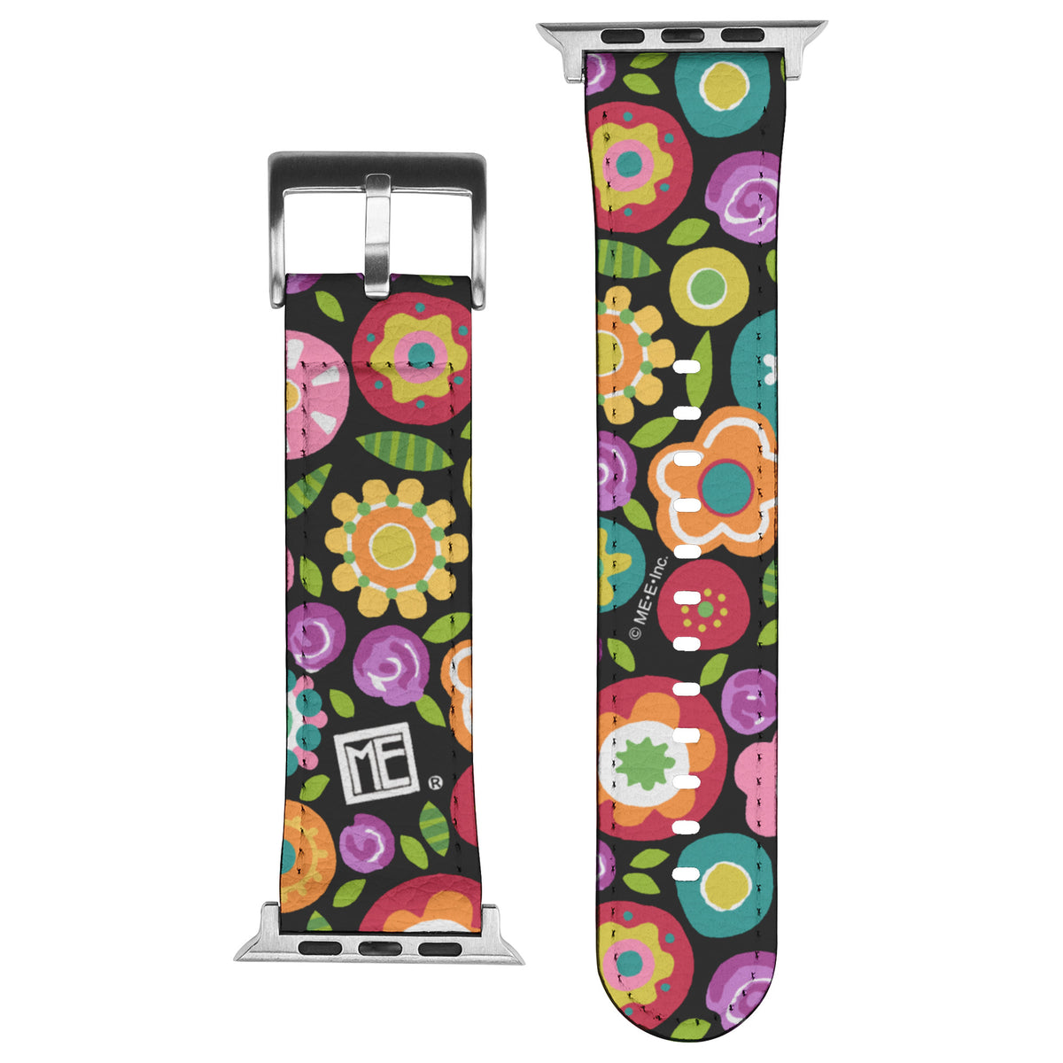 Rainbow Floral Apple iWatch Band