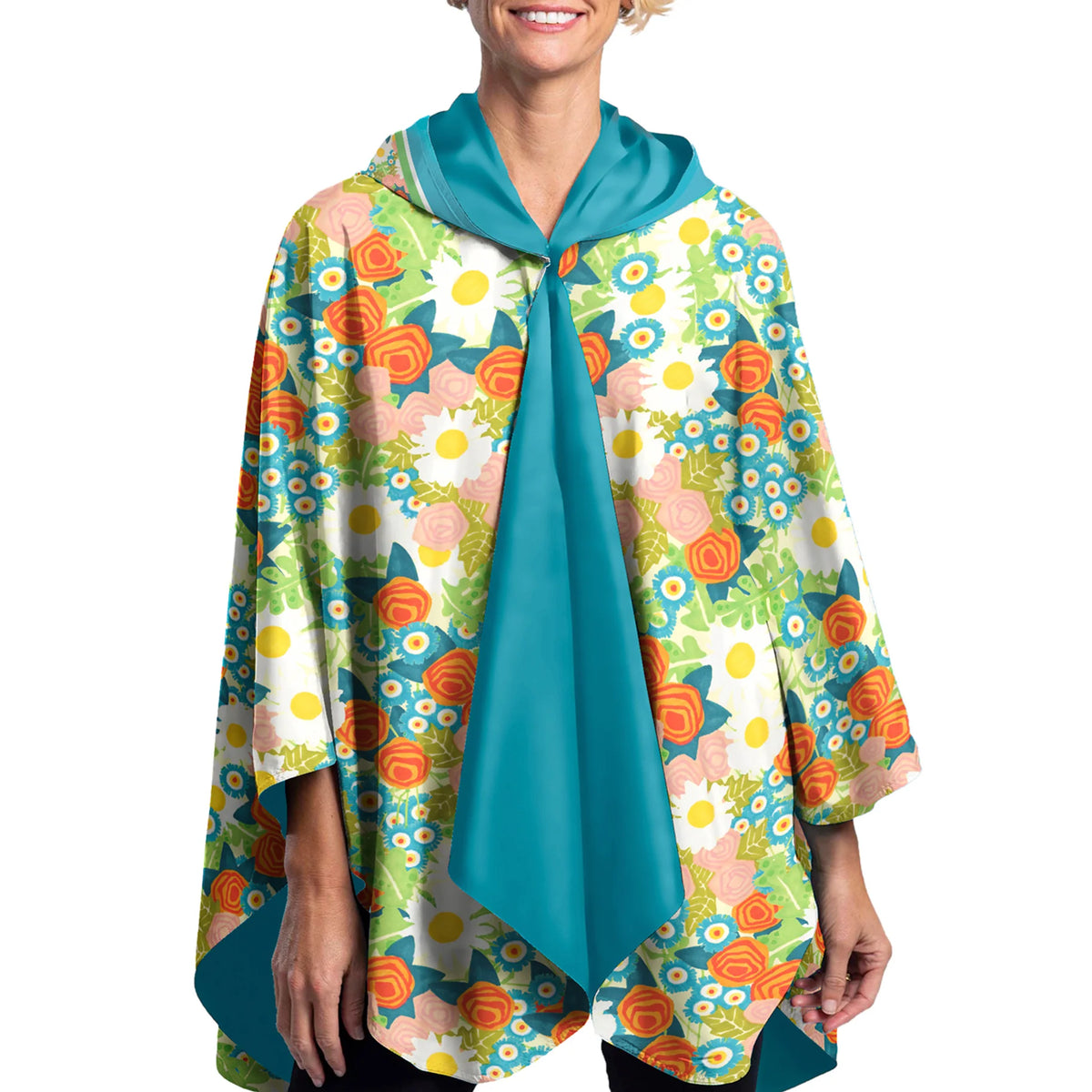 Vintage Calico Rain Cape