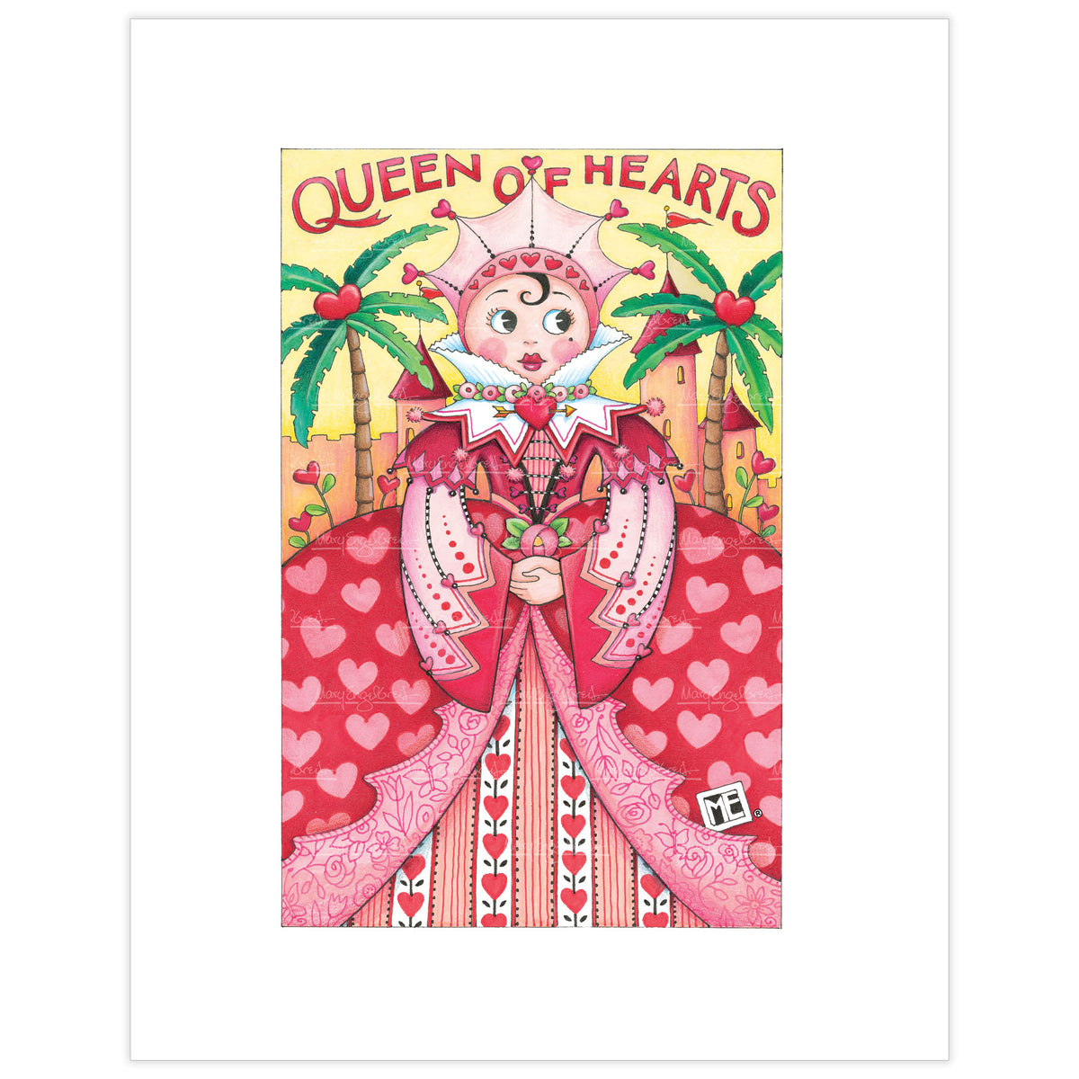 Royal Queen of Hearts Fine Art Print