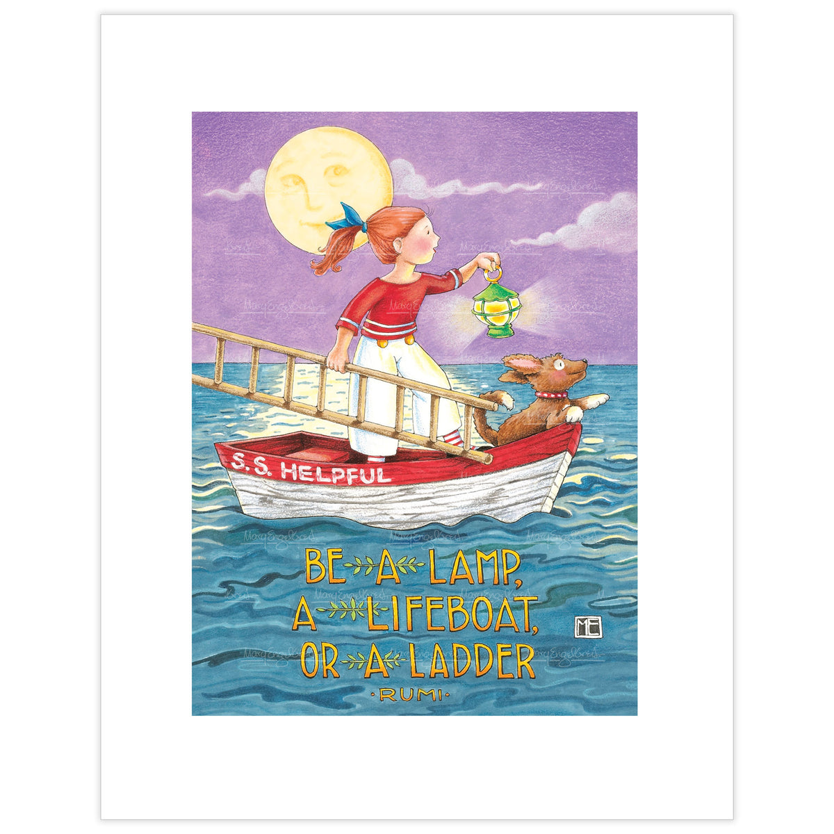 S.S. Helpful Fine Art Print