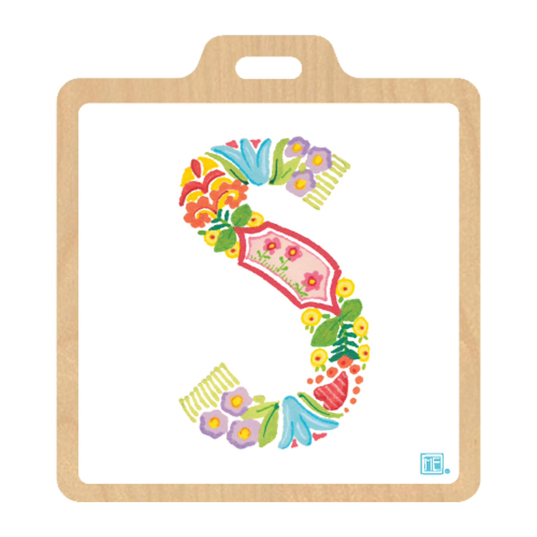 Alphabet Garden Luggage Tag Collection