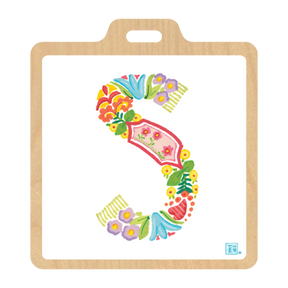 Alphabet Garden Luggage Tag Collection