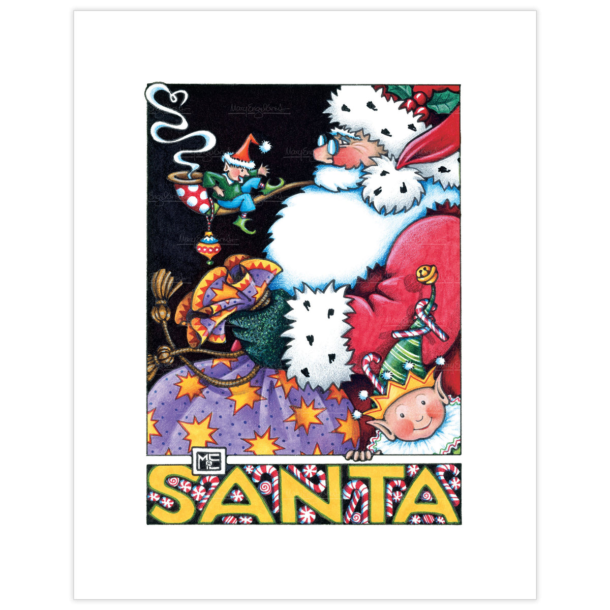 Santa Fine Art Print