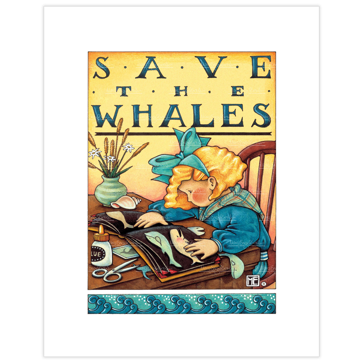 Save the Whales Fine Art Print