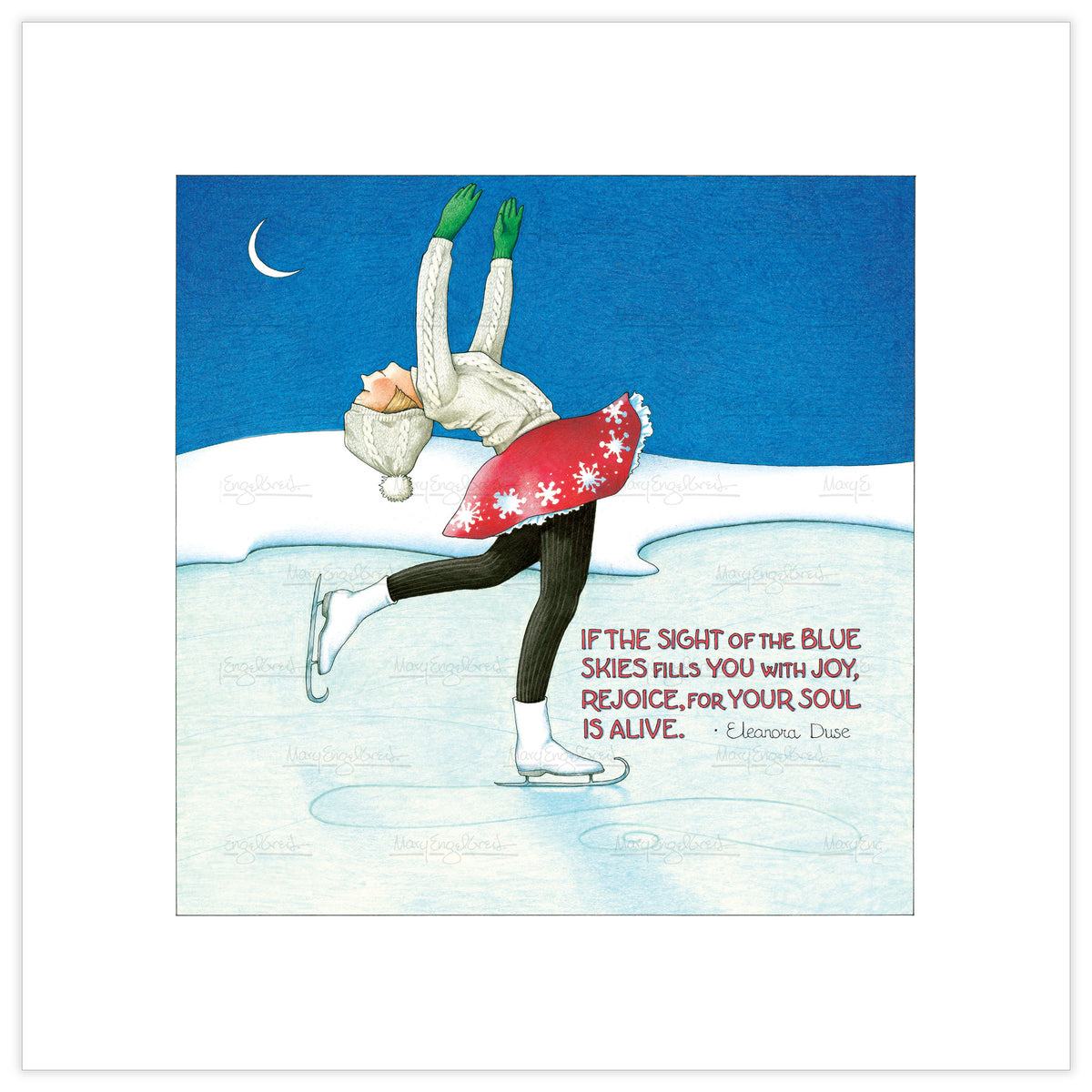 Skater on Ice Fine Art Print