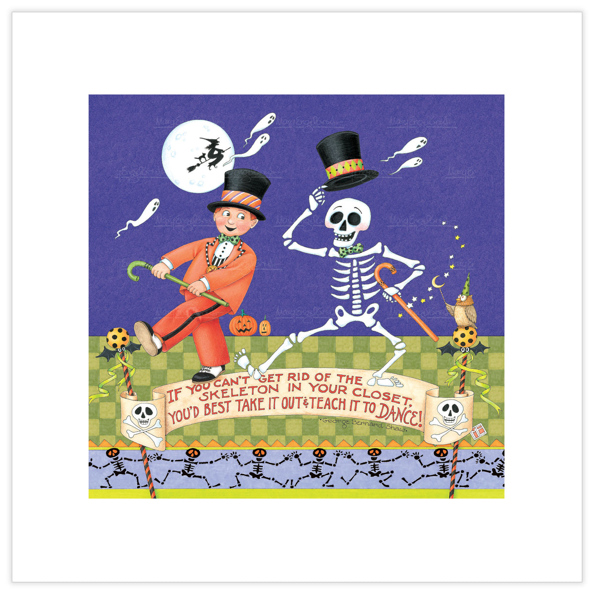 Skeleton Dance Fine Art Print