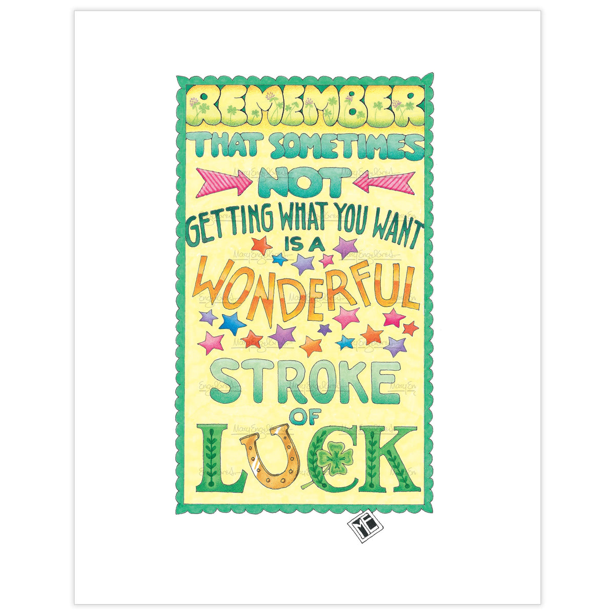 Stroke of Luck Fine Art Print