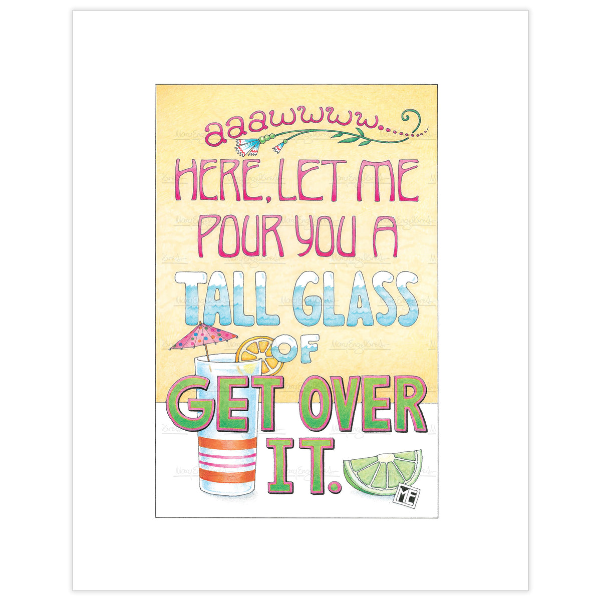 Tall Glass Fine Art Print