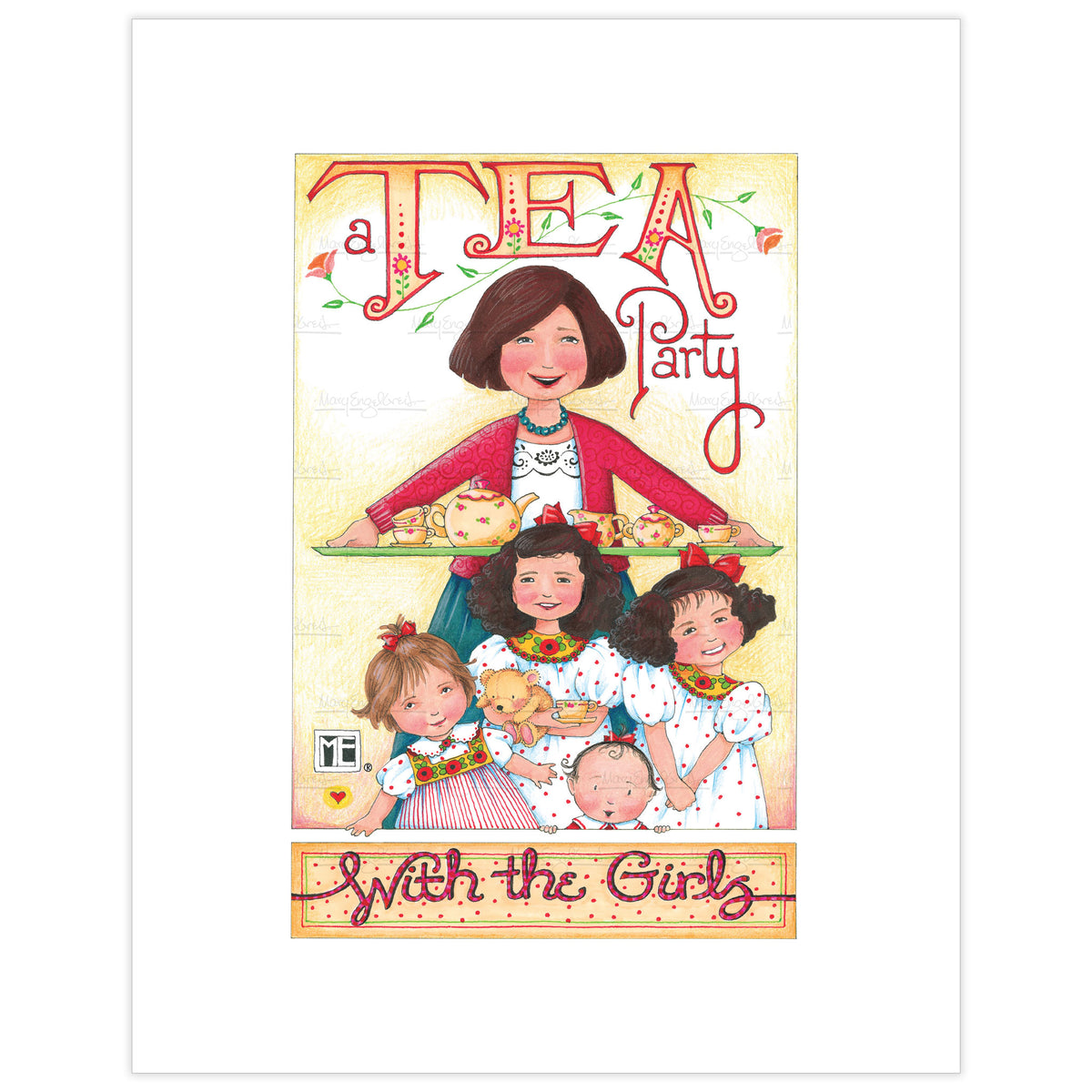 Tea With the Girls Fine Art Print