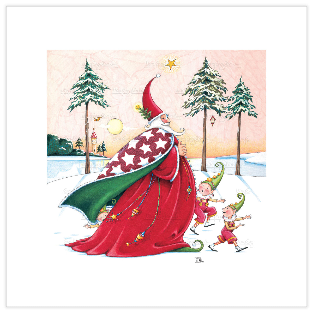 The Christmas Wizard Fine Art Print