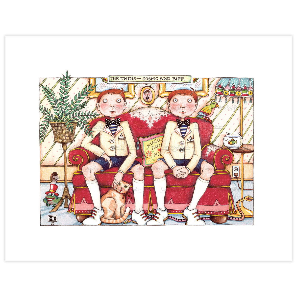 The Twins Fine Art Print