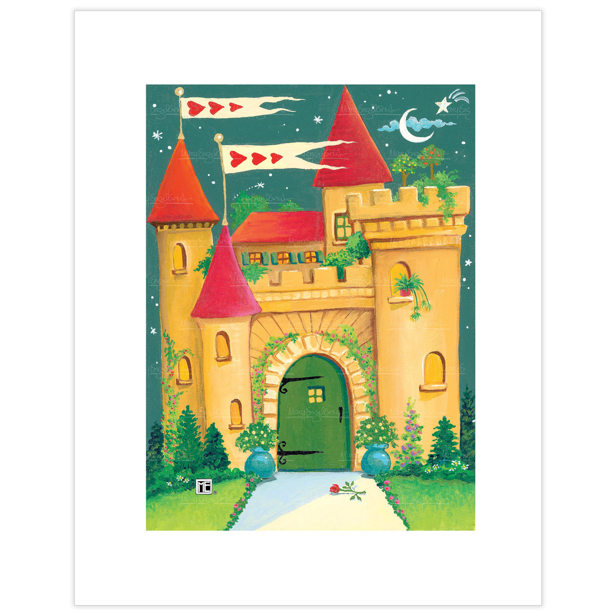 Triple Heart Castle Fine Art Print