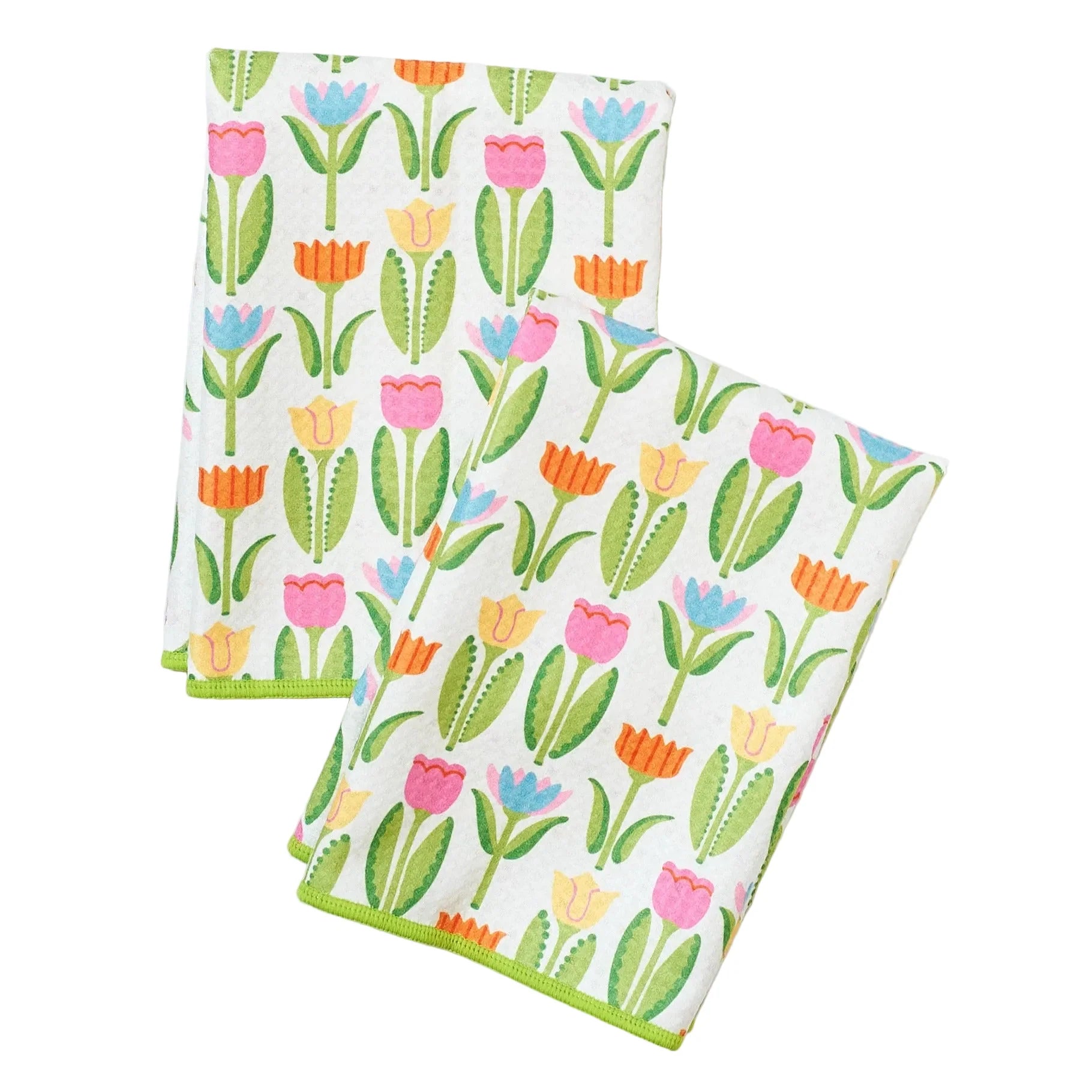 Tulips Doubly Duty Towels