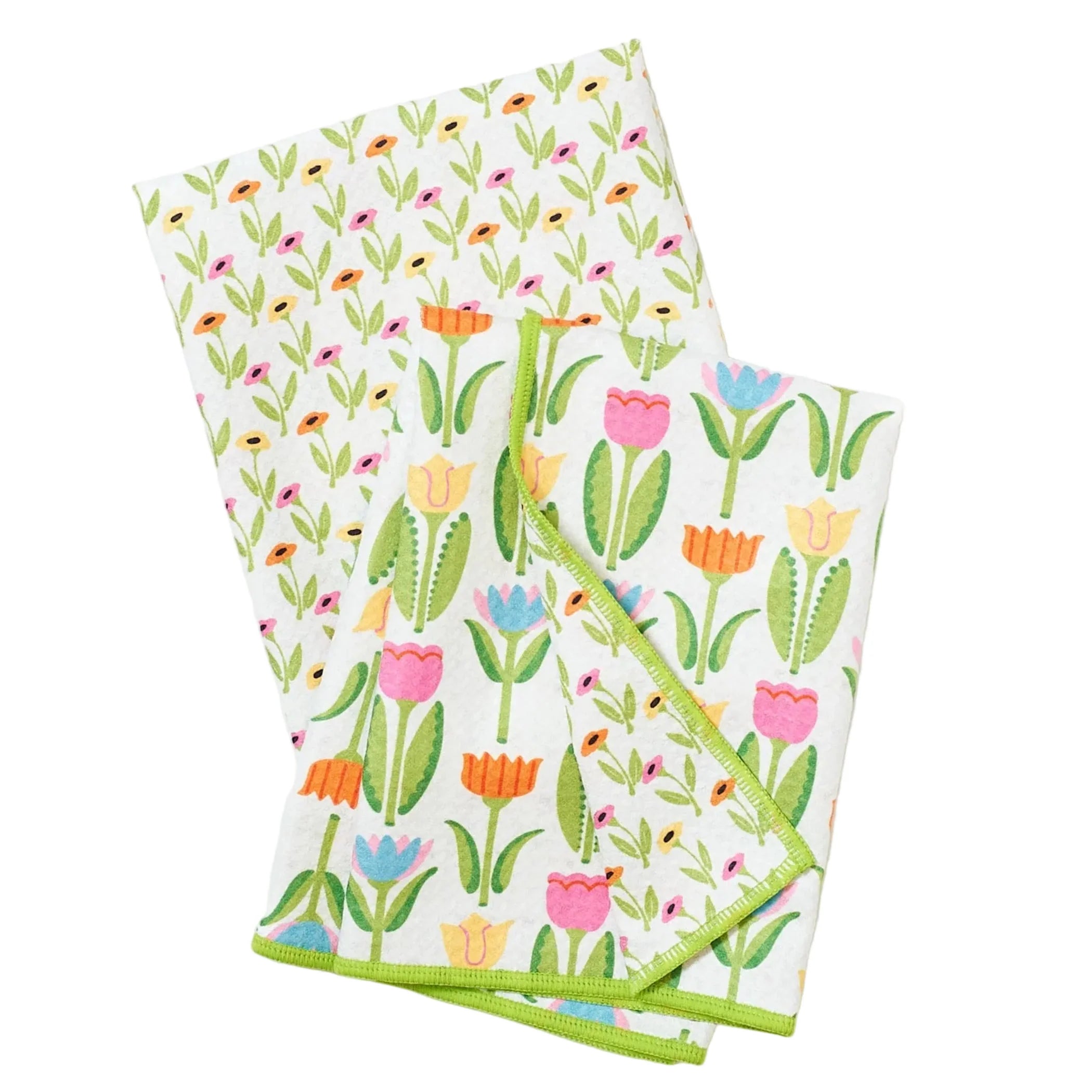 Tulips Doubly Duty Towels