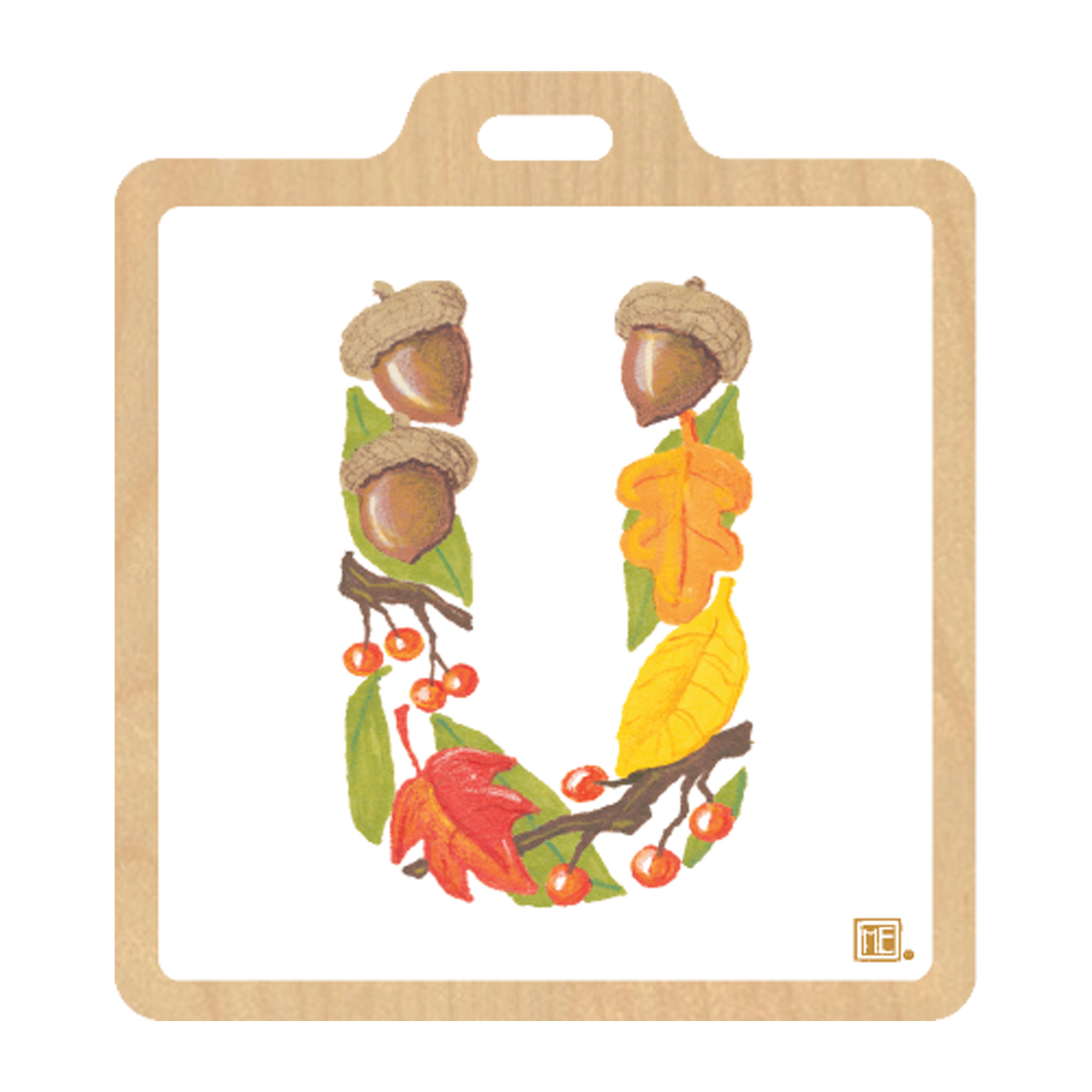 Alphabet Garden Luggage Tag Collection