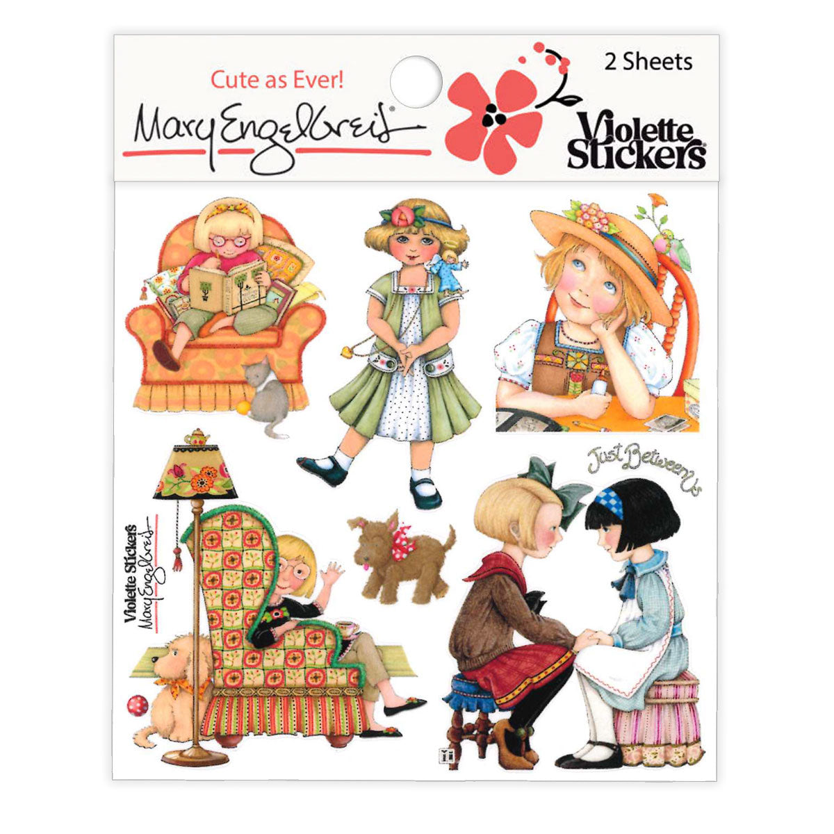 Mary's Just Between Us Sticker Sheet