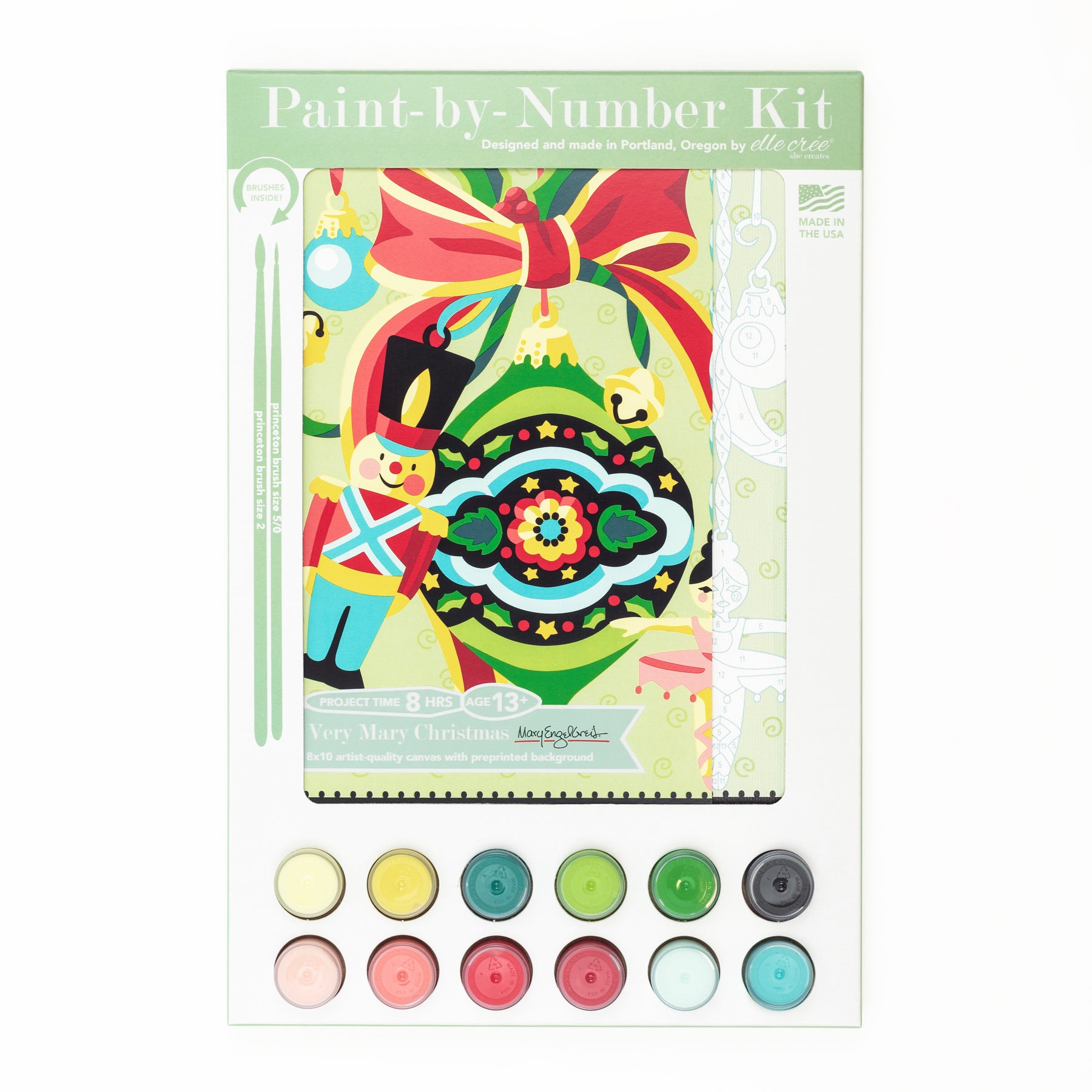 Christmas Mail Paint By Numbers - Numeral Paint Kit