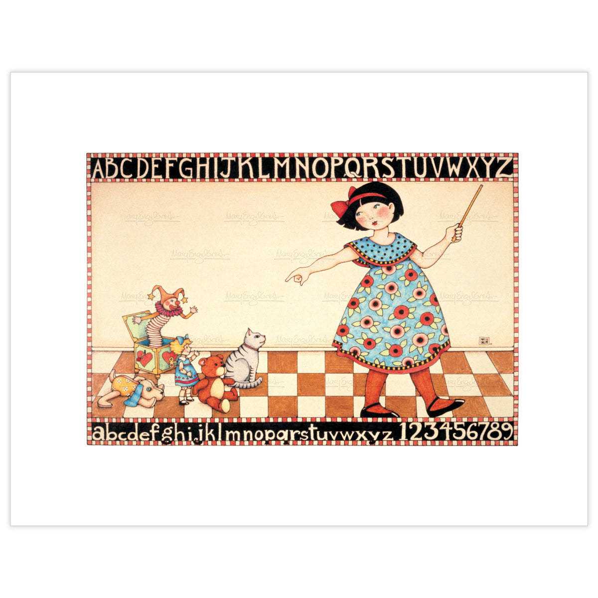 Vintage Alphabet Fine Art Print