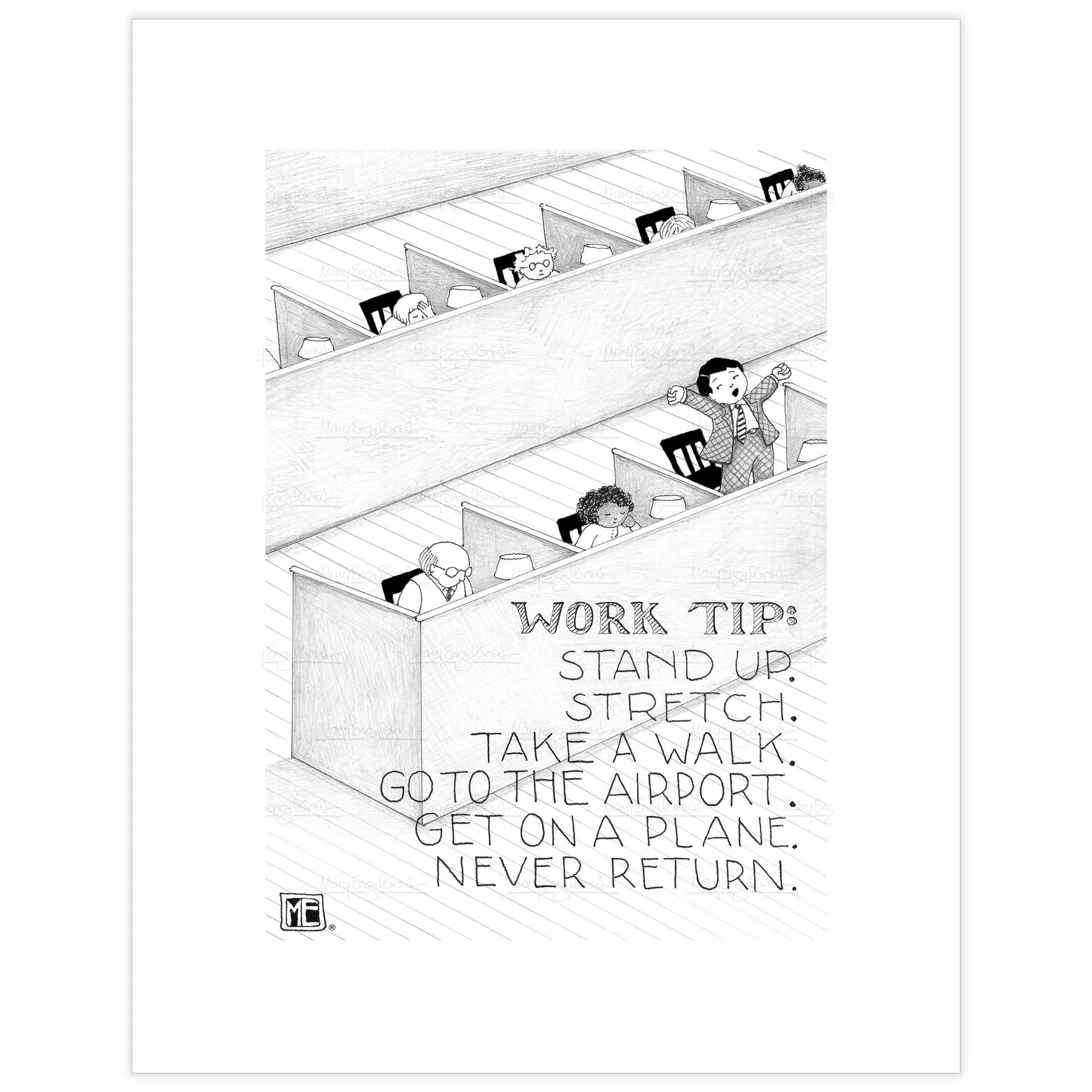 Work Tip Fine Art Print