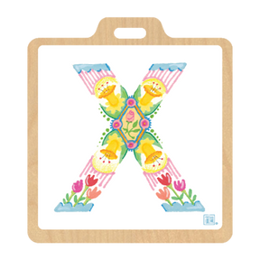 Alphabet Garden Luggage Tag Collection