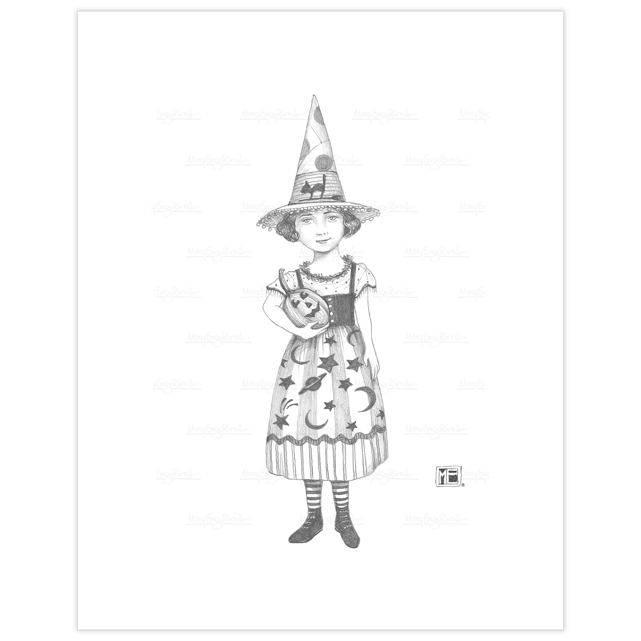 Young Witch Fine Art Print