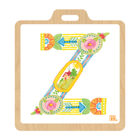 Alphabet Garden Luggage Tag Collection