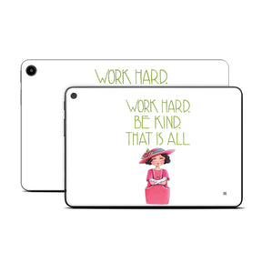 Work Hard Tablet Skin