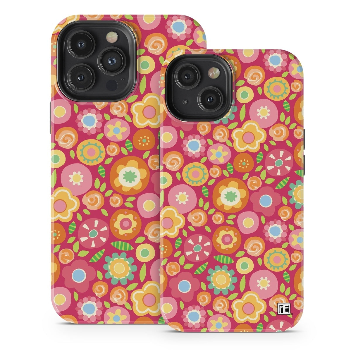 Squished Flowers Phone Cases