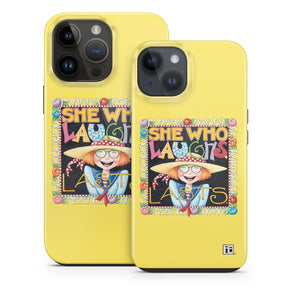 She Who Laughs Phone Cases