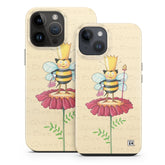 Queen Bee on Flower Phone Cases