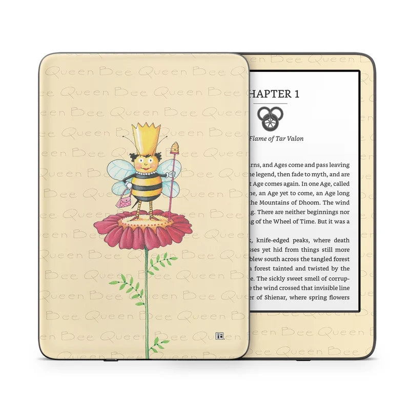 Queen Bee on Flower Tablet Skin