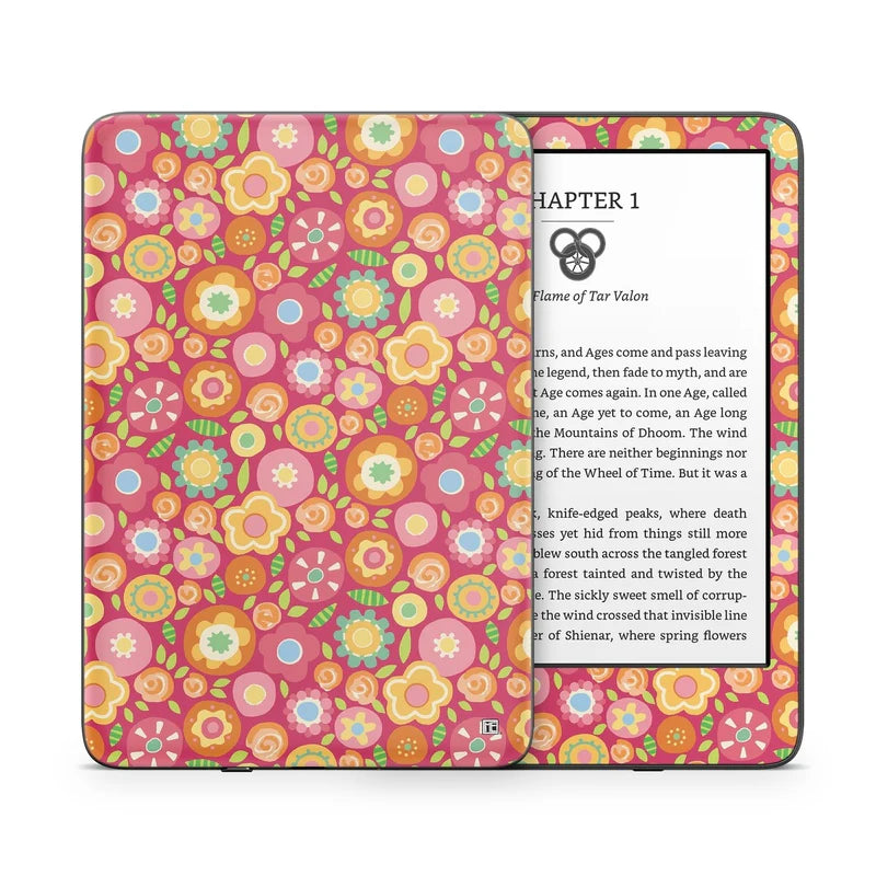 Squished Flowers Tablet Skin