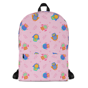 Pink Owlets Kids Backpack