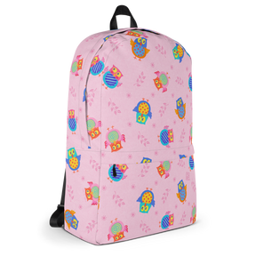 Pink Owlets Kids Backpack