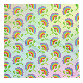 Rainbows in Bloom Pet Bandana