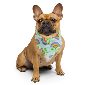 Rainbows in Bloom Pet Bandana