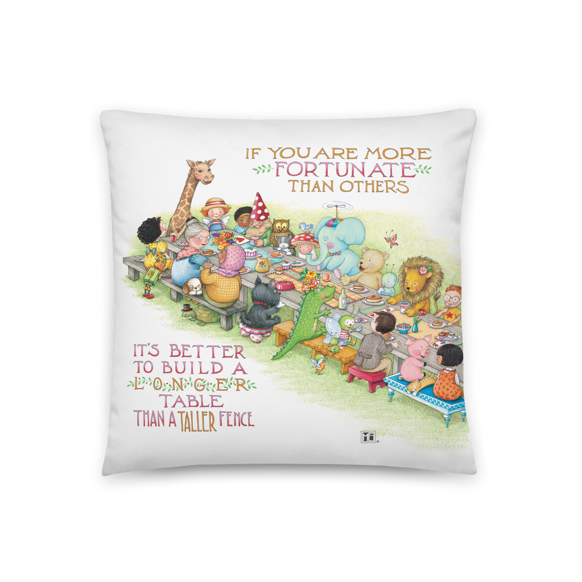 Table of Kindness Pillow