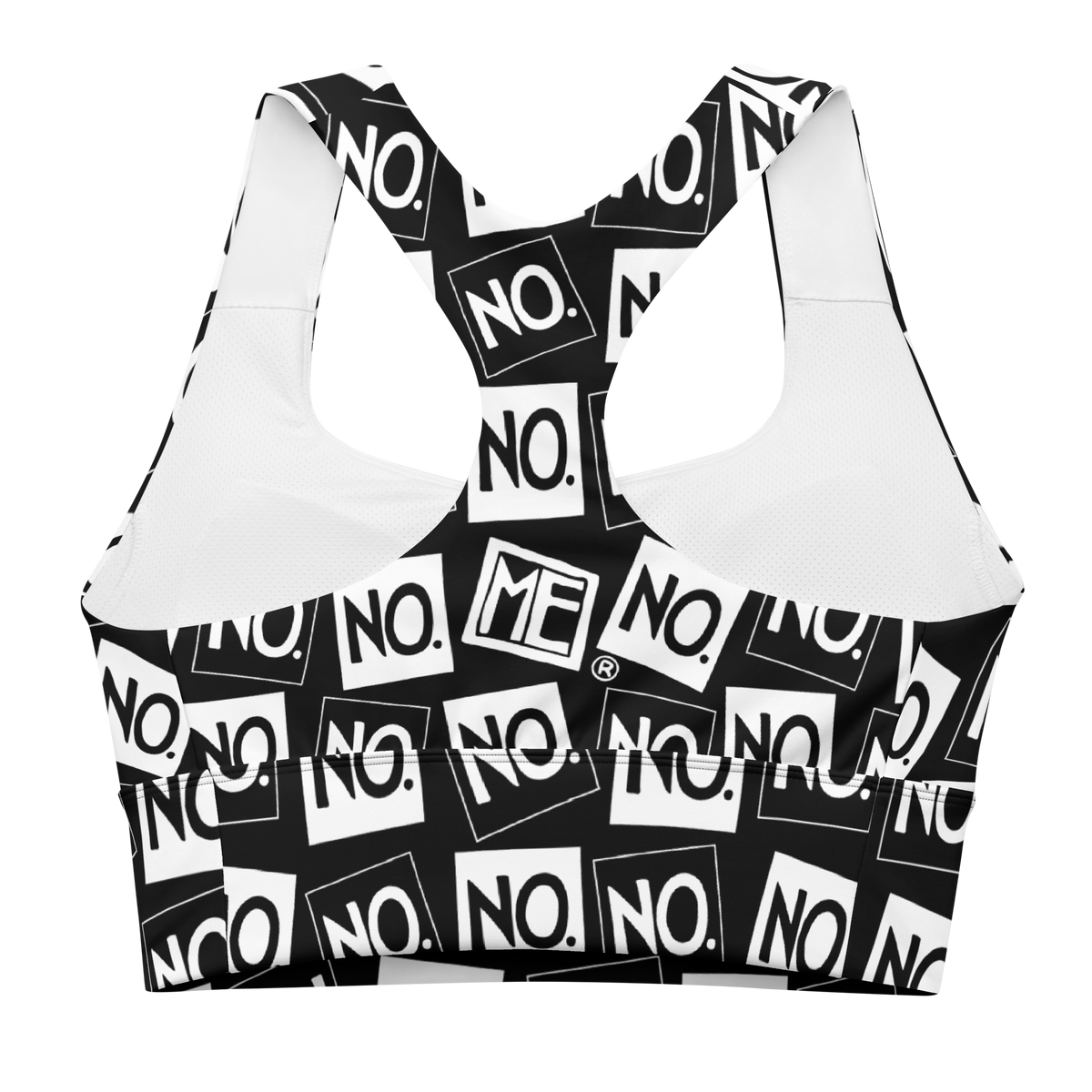 Complete Sentence Checks Longline Sports Bra