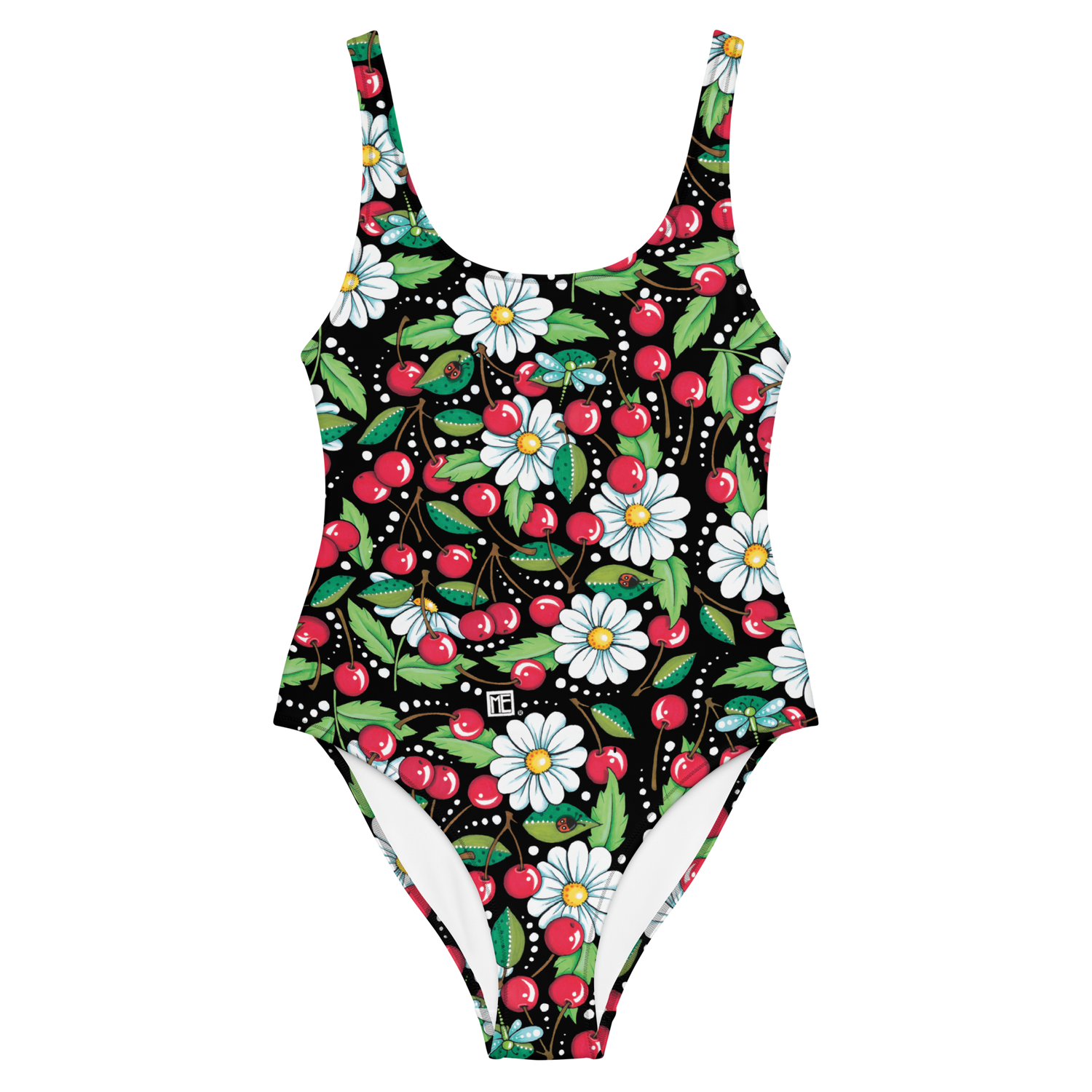Cherry Daisy OnePiece Swimsuit Mary Engelbreit Store