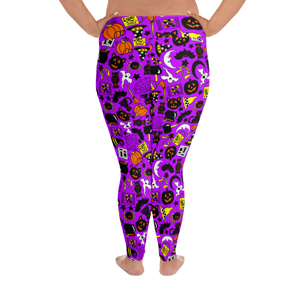 Walmart plus size halloween leggings cheap