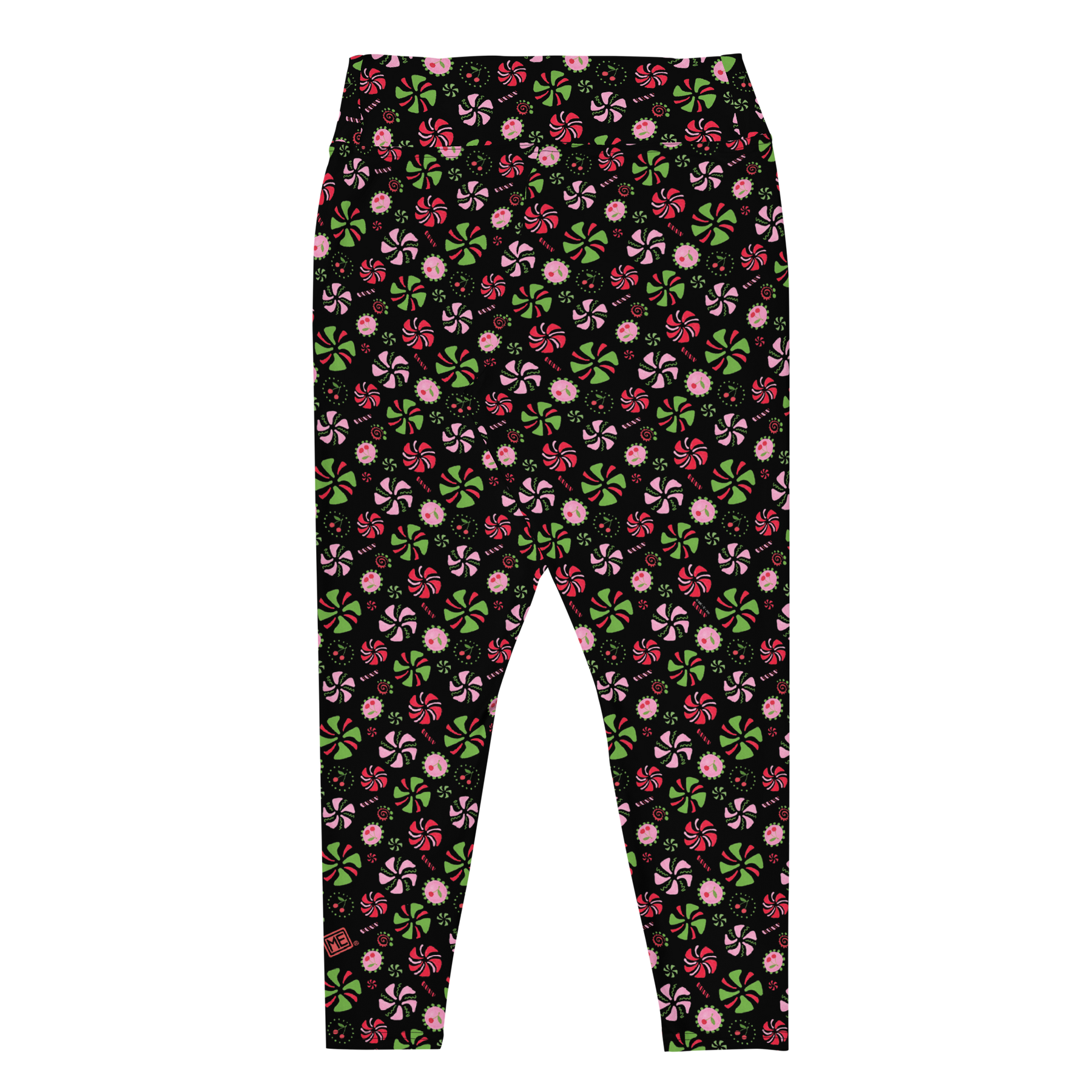 Funky Peppermint Plus Size Leggings