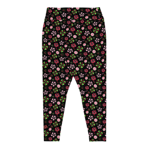 Funky Peppermint Plus Size Leggings