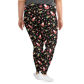 Santa and Elves Plus Size Leggings