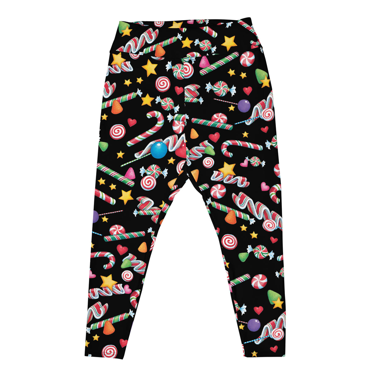 Christmas Candy Plus Size Leggings